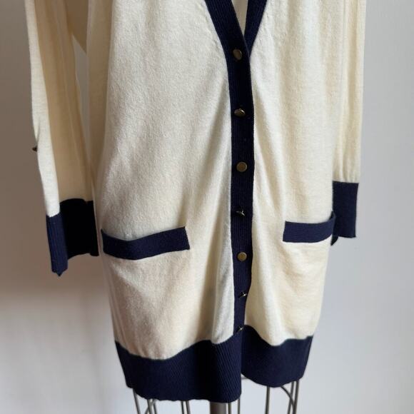 BARNEY'S CO-OP Wool/Cashmere Blend Cardigan - Picture 6 of 12